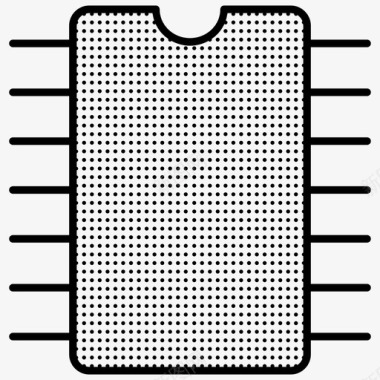 集成电路电子器件图标图标