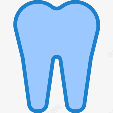 牙医健康护理30蓝色图标图标