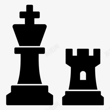 象棋运动战术图标图标