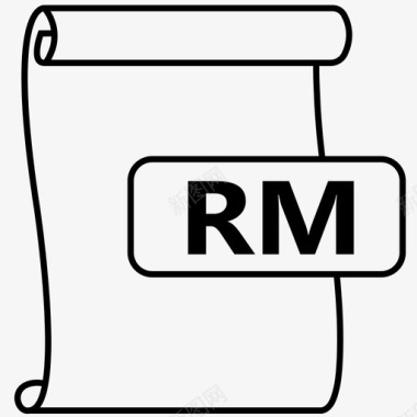 rm文件文件格式图标图标