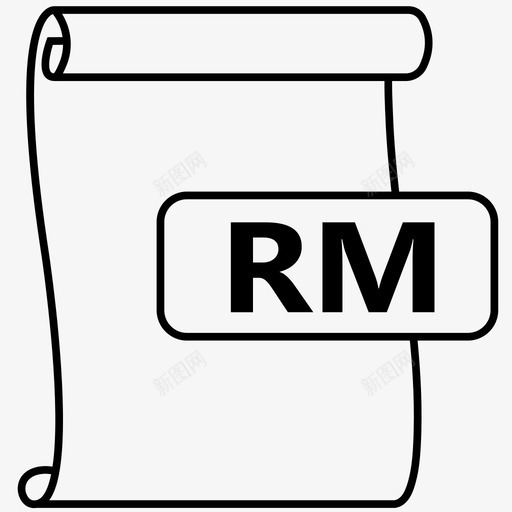 rm文件文件格式图标svg_新图网 https://ixintu.com realmedia rm 文件 格式