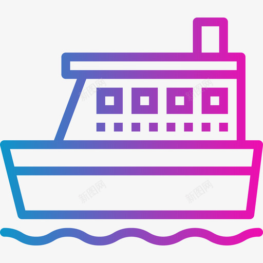 船运输109坡度图标svg_新图网 https://ixintu.com 坡度 船 运输109