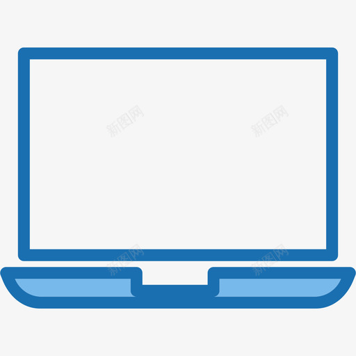 笔记本电脑网络和数据库23蓝色图标svg_新图网 https://ixintu.com 笔记本电脑 网络和数据库23 蓝色