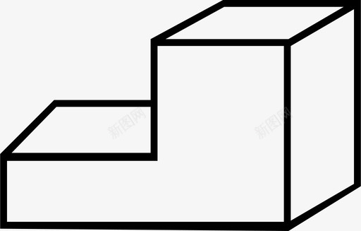 矩形梁数学图标svg_新图网 https://ixintu.com 数学 矩形