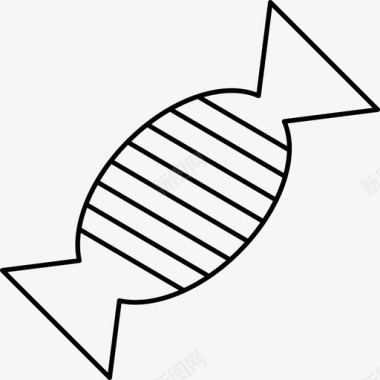 太妃糖糖果甜甜图标图标