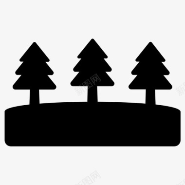 树木环境森林图标图标
