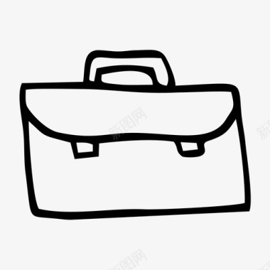 手提包商务装备图标图标