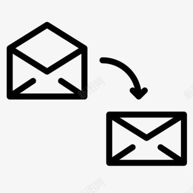 关闭消息邮件消息和呼叫图标图标