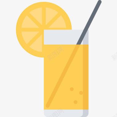 柠檬水45号酒吧平的图标图标