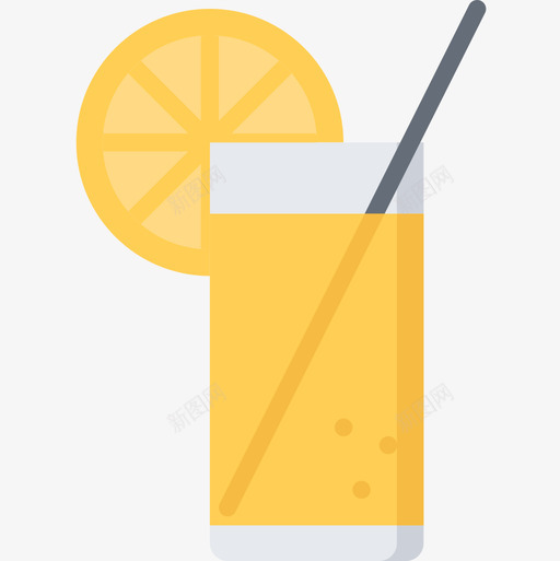柠檬水45号酒吧平的图标svg_新图网 https://ixintu.com 45号 平的 柠檬水 酒吧