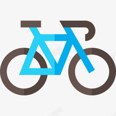 自行车城市公园4公寓图标图标