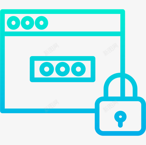 密码网页和开发33梯度图标svg_新图网 https://ixintu.com 密码 梯度 网页设计和开发33