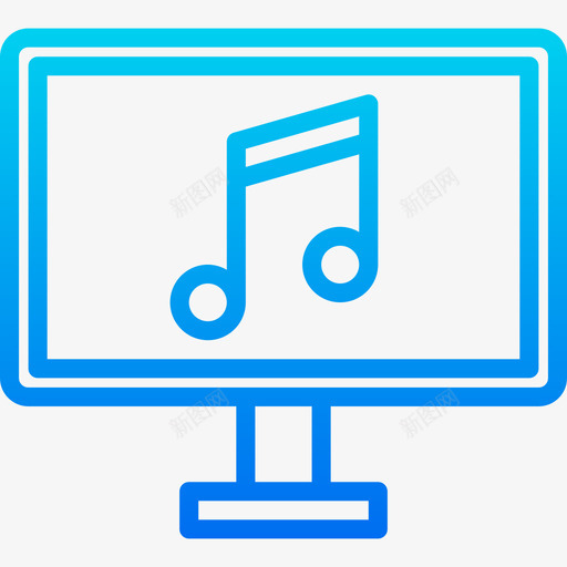 音乐笔记多媒体41渐变图标svg_新图网 https://ixintu.com 多媒体 渐变 笔记 音乐