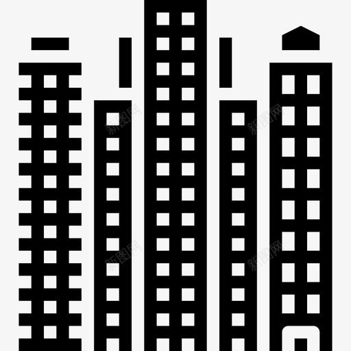 Skyscrapler35号楼填充图标svg_新图网 https://ixintu.com 35号楼 Skyscrapler 填充