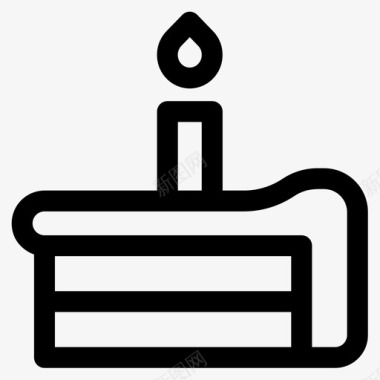 生日蛋糕95岁生日直系图标图标
