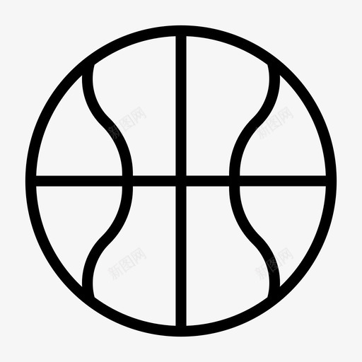 球篮篮球图标svg_新图网 https://ixintu.com 打球 投篮 球 篮 篮球 篮球图标集轮廓