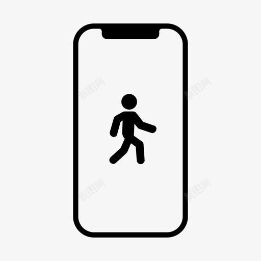 散步锻炼健身跟踪图标svg_新图网 https://ixintu.com iphone 健康 健身 散步 苹果 跟踪 锻炼