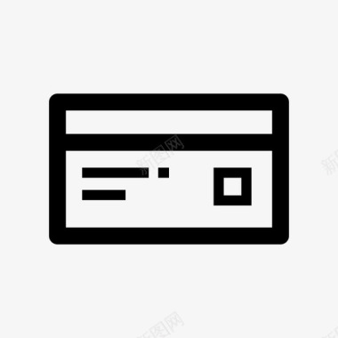 信用卡账户概念图标图标