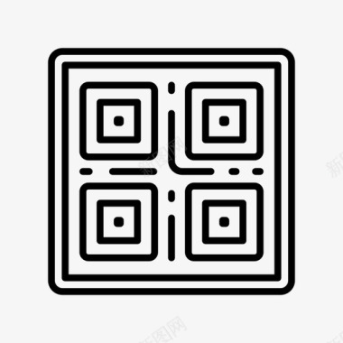 QR代码qr代码bar图标图标