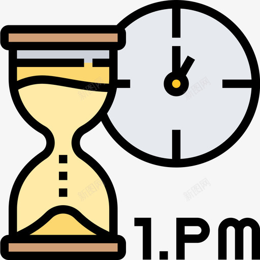 时间时间管理48线性颜色图标svg_新图网 https://ixintu.com 时间 时间管理 线性 颜色