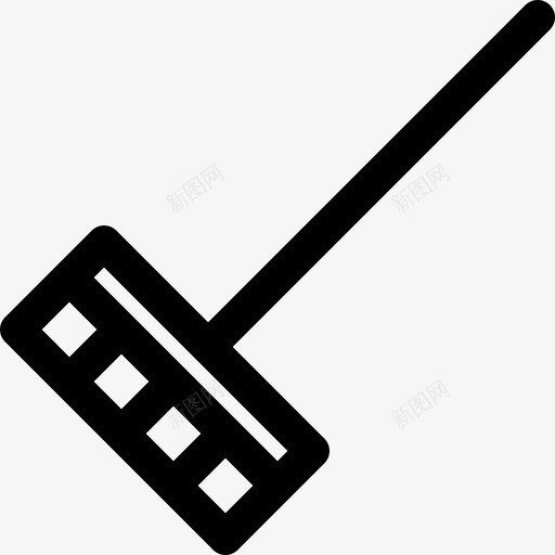拖把刷子清洁图标svg_新图网 https://ixintu.com 刷子 房子 拖把 整理 清洁