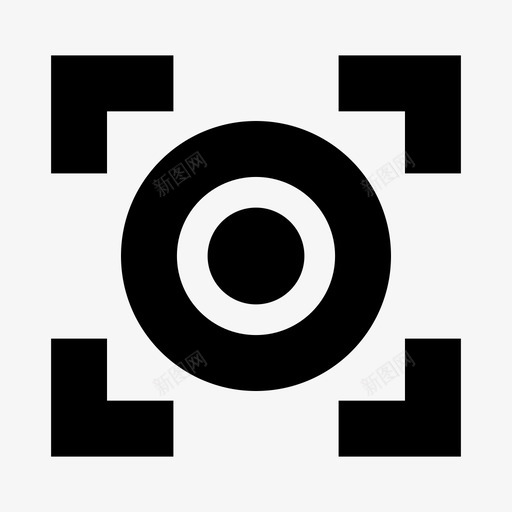 聚焦瞄准照相机图标svg_新图网 https://ixintu.com 捕捉 方格 照相机 目标 瞄准 聚焦