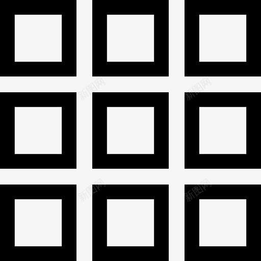 网格正方形表格图标svg_新图网 https://ixintu.com 基本设置 正方形 缩略图 网格 表格