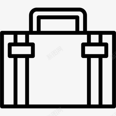 手提箱商务2直系图标图标