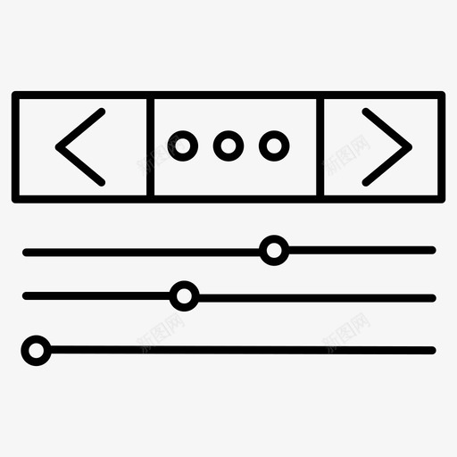 均衡器音频dj图标svg_新图网 https://ixintu.com dj 均衡器 滑块 音乐 音频