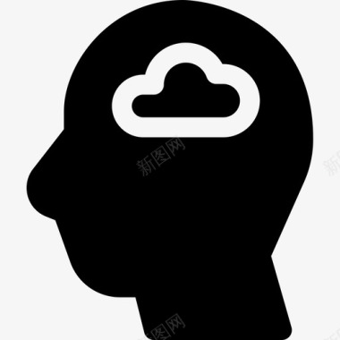 云人类的思想34充满图标图标