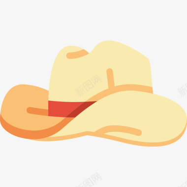 牛仔帽子3平头图标图标
