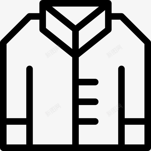 衬衫水管工2直线型图标svg_新图网 https://ixintu.com 水管工2 直线型 衬衫
