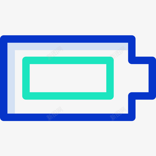 电池电量充足基本图标轮廓颜色svg_新图网 https://ixintu.com 充足 图标 基本 电池 电量 轮廓 颜色