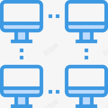 网络计算机网络5蓝色图标图标