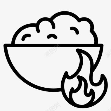 食物燃烧卡路里图标图标