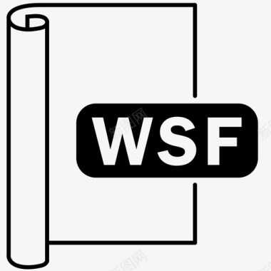 wsf文件格式脚本文件图标图标