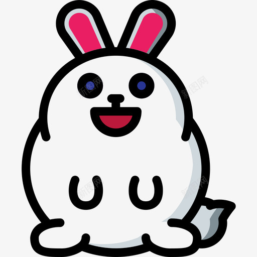 兔子兔子化身5线性颜色图标svg_新图网 https://ixintu.com 兔子 化身 线性 颜色