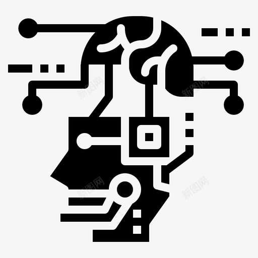 创意大脑创造力机器人图标svg_新图网 https://ixintu.com 创意 创造力 大脑 思维 扎实 机器人