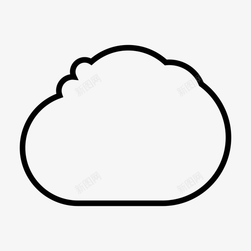 云气泡雾图标svg_新图网 https://ixintu.com 云 云线 天空 服务器 气泡 雾