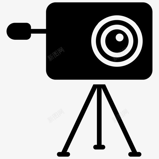 三脚架摄影相机专业摄影图标svg_新图网 https://ixintu.com 三脚架 专业摄影 图形 图标 字形 摄影 相机