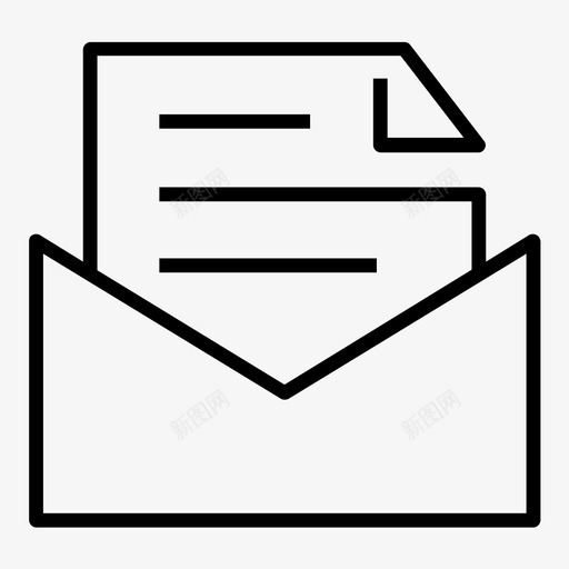 信件信封信息图标svg_新图网 https://ixintu.com 信件 信封 信息 图标 通信线路