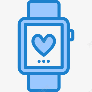 智能手表运行18蓝色图标图标