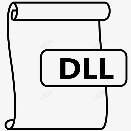 dlldll文件文件格式图标svg_新图网 https://ixintu.com dll 文件 格式 系统
