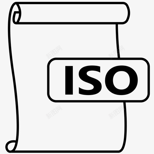 iso光盘映像文件图标svg_新图网 https://ixintu.com iso iso文件 光盘映像 文件 文件格式 文件格式2