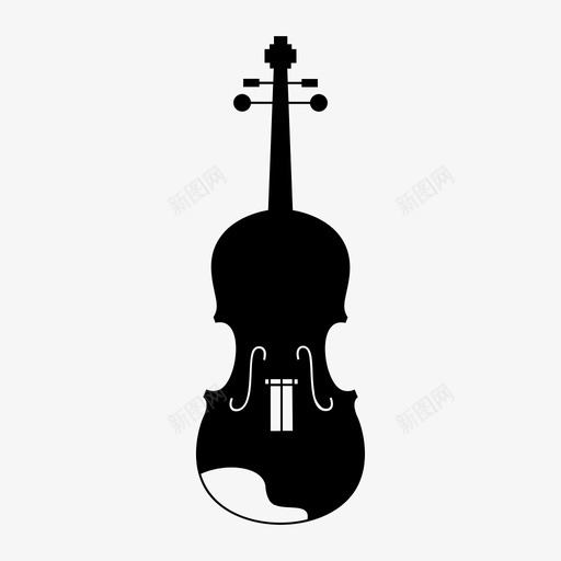 小提琴弓古典音乐图标svg_新图网 https://ixintu.com 古典音乐 小提琴 弦乐 管弦乐队