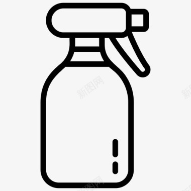 喷雾瓶喷雾器水瓶图标图标