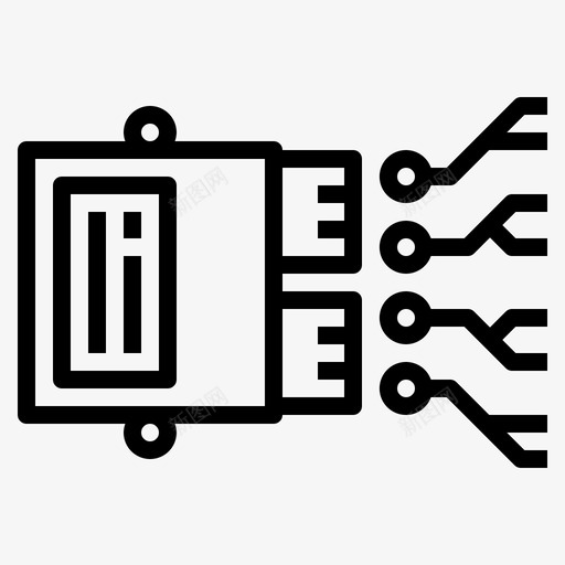 ecm指挥官电子发动机图标svg_新图网 https://ixintu.com ecm指挥官 发动机 摩托车 摩托车零件 电子 零件