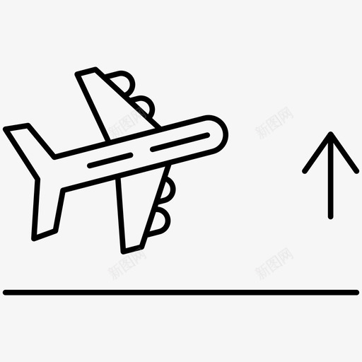 旅行飞机机场图标svg_新图网 https://ixintu.com 图标 旅行 机场 航空 轮廓 飞机 飞行