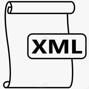 xml数据文件文件格式图标图标