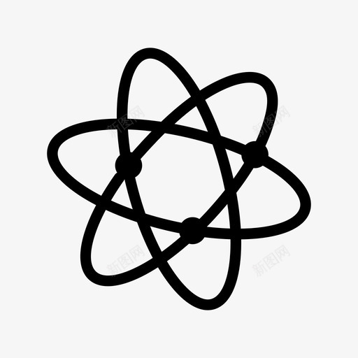 原子物理研究图标svg_新图网 https://ixintu.com 原子 物理 研究 科学